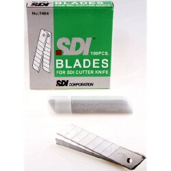 SDI Geniş Maket Bıçağı Yedeği 18 mm 10'lu Paket - 1