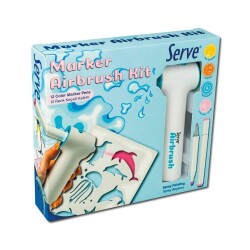 Serve Marker Airbrush Kit 12 Renk - Serve