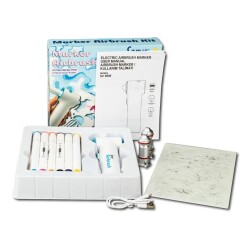 Serve Marker Airbrush Kit 12 Renk - 4