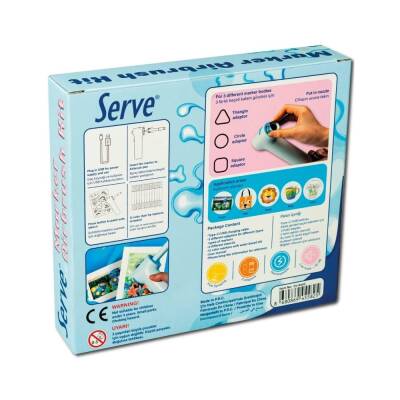 Serve Marker Airbrush Kit 12 Renk - 5