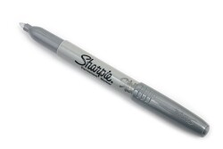 Sharpie Metallic Permanent Marker Kalem Fine Uç GÜMÜŞ - 1