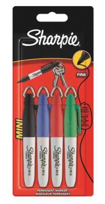 Sharpie Mini Permanent Marker Kalem Standart 4 Renk SET - 1