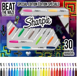 Sharpie Permanent Marker Kalem Fine Uç 30'lu Kutu Labirent - 1