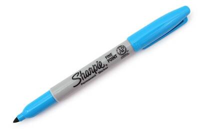 Sharpie Permanent Marker Kalem Fine Uç TURKUAZ MAVİ - 1