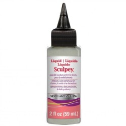 Silver Liquid Sculpey (Gümüş Rengi Sıvı Polimer Kil) 59 ml. - 1