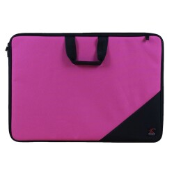 Skaer Apex Kumaş Proje Çantası 38x55 cm PEMBE - Skaer Apex