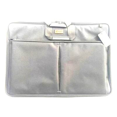 Skaer Apex Kumaş Proje Çantası Körüklü 38x55 cm GRİ - 1