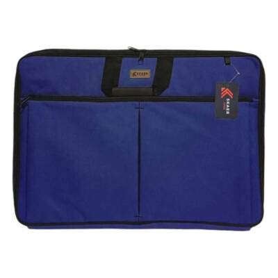 Skaer Apex Kumaş Proje Çantası Körüklü 38x55 cm LACİVERT - 1