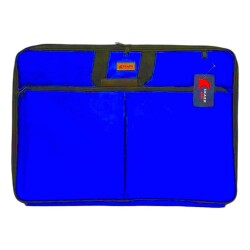 Skaer Apex Kumaş Proje Çantası Körüklü 38x55 cm MAVİ - Skaer Apex