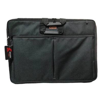 Skaer Apex Kumaş Proje Çantası Körüklü 38x55 cm SİYAH - 1