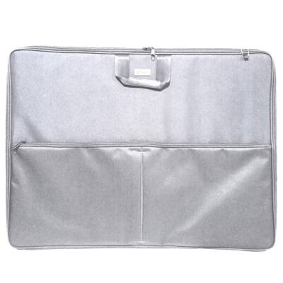 Skaer Apex Kumaş Proje Çantası Körüklü XL 55x75 cm GRİ - 1