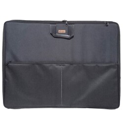 Skaer Apex Kumaş Proje Çantası Körüklü XL 55x75 cm SİYAH - Skaer Apex