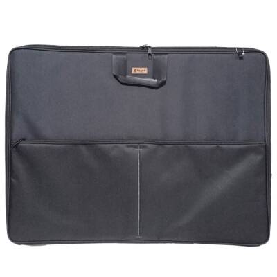 Skaer Apex Kumaş Proje Çantası Körüklü XL 55x75 cm SİYAH - 1