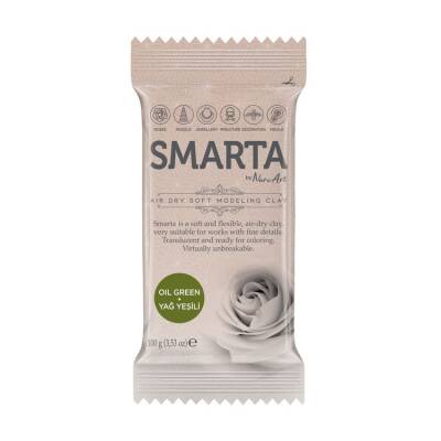 Smarta Modelleme Hamuru 100 gr. YAĞ YEŞİLİ - 1