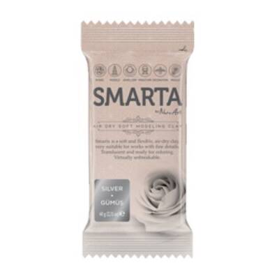 Smarta Modelleme Hamuru 60 gr. METALİK GÜMÜŞ - 1