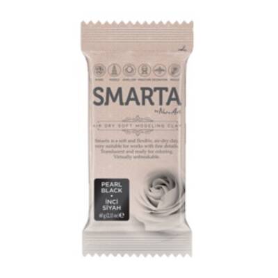 Smarta Modelleme Hamuru 60 gr. METALİK SİYAH İNCİ - 1