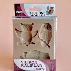 Smarta Silikon Kalıp Baykuş SK1013025 - 1