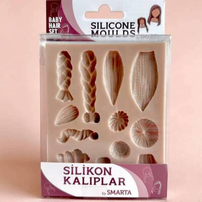 Smarta Silikon Kalıp Bebek Saçları SK1013024 - 1