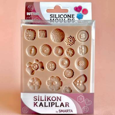 Smarta Silikon Kalıp Düğmeler SK1013032 - 1