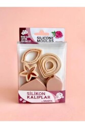 Smarta Silikon Kalıp Gül Kalıpları ve Yaprak Kesici Seti SK1013023 - 2