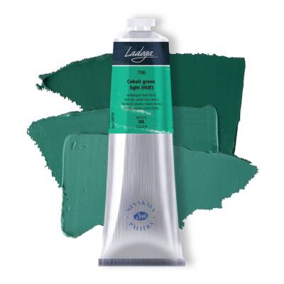 St. Petersburg Ladoga Yağlı Boya 120 ml 706 Cobalt Green Light (Hue) - 1