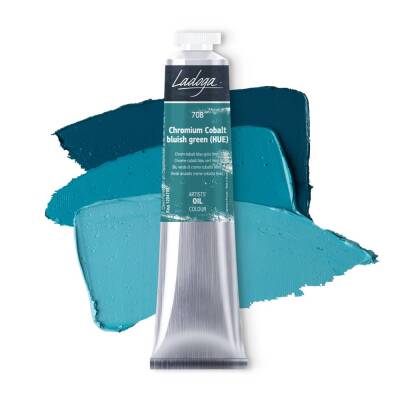 St. Petersburg Ladoga Yağlı Boya 46 ml Chromium-Cobalt Bluish-Green (Hue) 708 - 1
