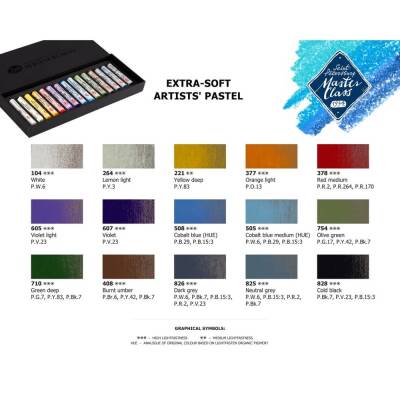 St. Petersburg Master Class Extra Soft Artists' Pastel Boya 15 Renk 253411960 - 2
