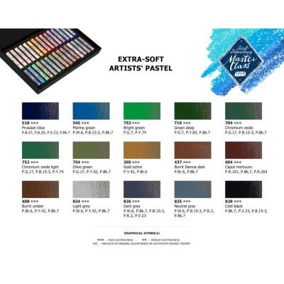 St. Petersburg Master Class Extra Soft Artists' Pastel Boya 30 Renk 253411961 - 3