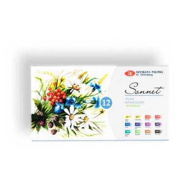 St. Petersburg Sonnet Sulu Boya Seti 12 Renk Botanica 35411880 - 3