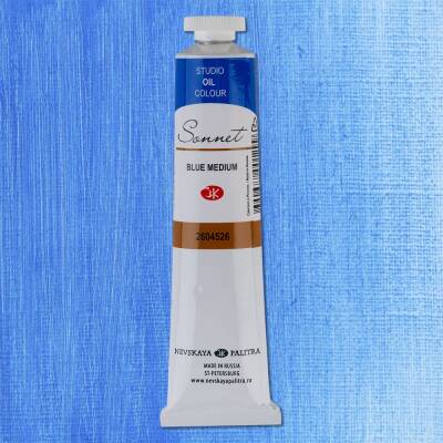 St. Petersburg Sonnet Yağlı Boya 46 ml 526 Blue Medium - 1