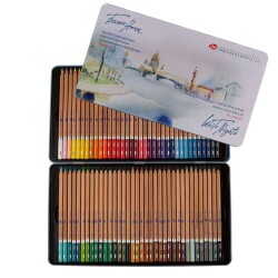 St. Petersburg White Nights Aquarell Kalem Seti 72 Renk Metal Kutu - 1
