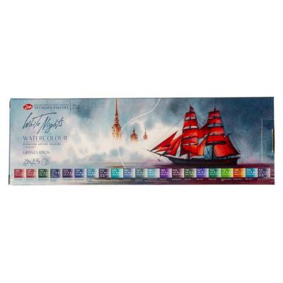 St. Petersburg White Nights Sulu Boya 21 Renk Metal Kutu Granulation Set 191202243 - 2