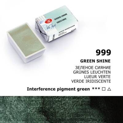 St. Petersburg White Nights Tam Tablet Sulu Boya 999 Green Shine - 1