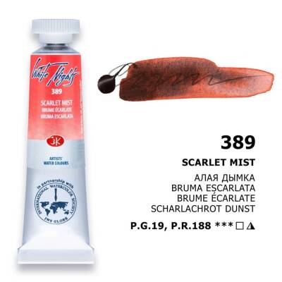 St. Petersburg White Nights Tüp Sulu Boya 10 ml. 389 Scarlet Mist - 1