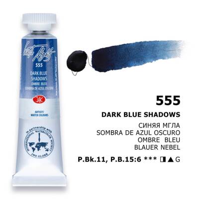 St. Petersburg White Nights Tüp Sulu Boya 10 ml. 555 Dark Blue Shadows - 1