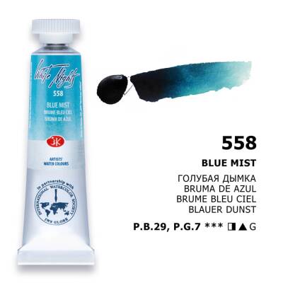St. Petersburg White Nights Tüp Sulu Boya 10 ml. 558 Blue Mist - 1