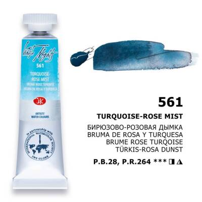 St. Petersburg White Nights Tüp Sulu Boya 10 ml. 561 Turquoise-Rose Mist - 1
