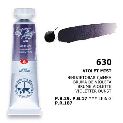 St. Petersburg White Nights Tüp Sulu Boya 10 ml. 630 Violet Mist - 1