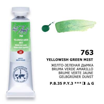 St. Petersburg White Nights Tüp Sulu Boya 10 ml. 763 Yellowish Green Mist - 1