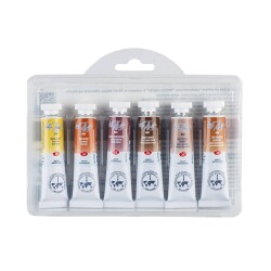 St. Petersburg White Nights Tüp Sulu Boya Natural Earths 6 Renk x 10 ml 191392110 - 2