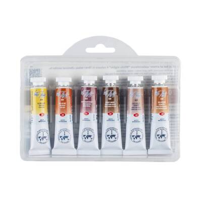 St. Petersburg White Nights Tüp Sulu Boya Natural Earths 6 Renk x 10 ml 191392110 - 2