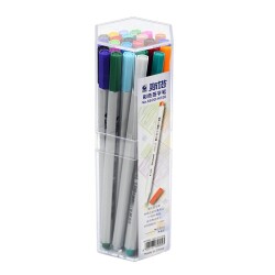 STA 6500 Fineliner Kalem 26 Renk Plastik Kutulu Set - 1