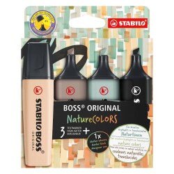 Stabilo Boss Nature Colors İşaretleme Kalemi 4'lü Set 70/4-2-5 - Stabilo