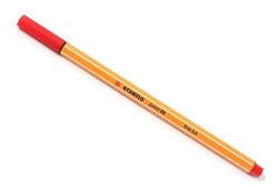 Stabilo Point 88 İnce Uçlu Kalem 0.4 mm Floresan Kırmızı - 1