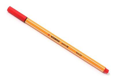 Stabilo Point 88 İnce Uçlu Kalem 0.4 mm Koyu Kırmızı - 1