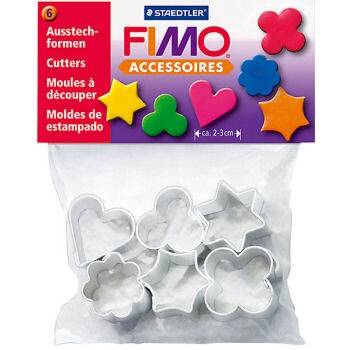 Staedtler Fimo Cutters Metal Kesiciler 6 Şekil - 1