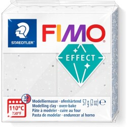 Staedtler Fimo Effect Polimer Kil 57 gr 003 Stone White Granite - 1