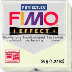 Staedtler Fimo Effect Polimer Kil 57 gr 04 Night Glow (Karanlıkta Parlayan) - 1