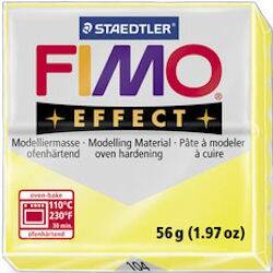 Staedtler Fimo Effect Polimer Kil 57 gr 104 Yellow (Transparan) - 1
