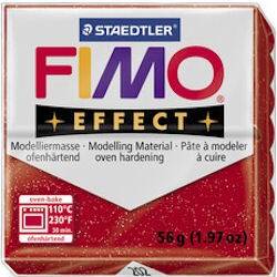 Staedtler Fimo Effect Polimer Kil 57 gr 202 Red (Simli) - 1